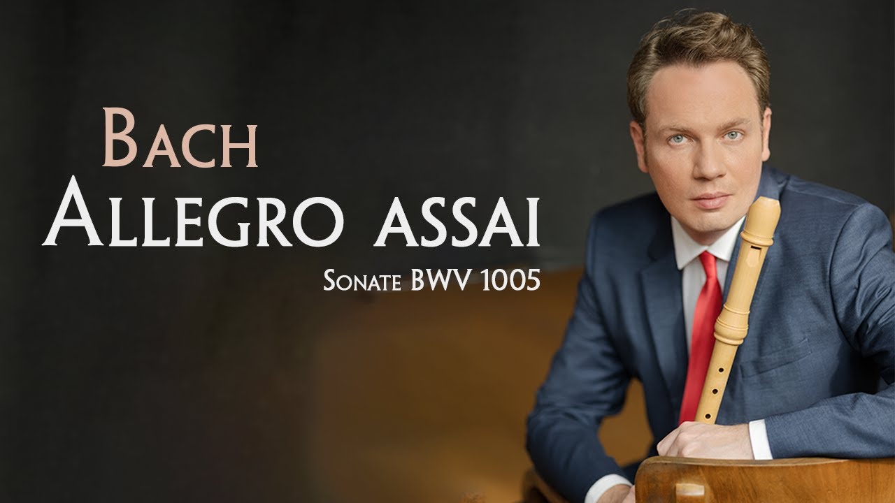 J.S. Bach Violin Sonata III BWV 1005 Allegro assai arr. for recorder solo by Simon Borutzki
