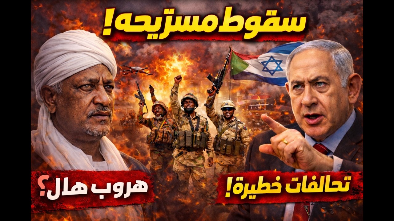 سقوط مستريحة بالكامل 🔥 مصير موسى هلال بعد الهروب؟ وسيطرة الدعم السريع على الطينة | وتحالفات نتنياهو