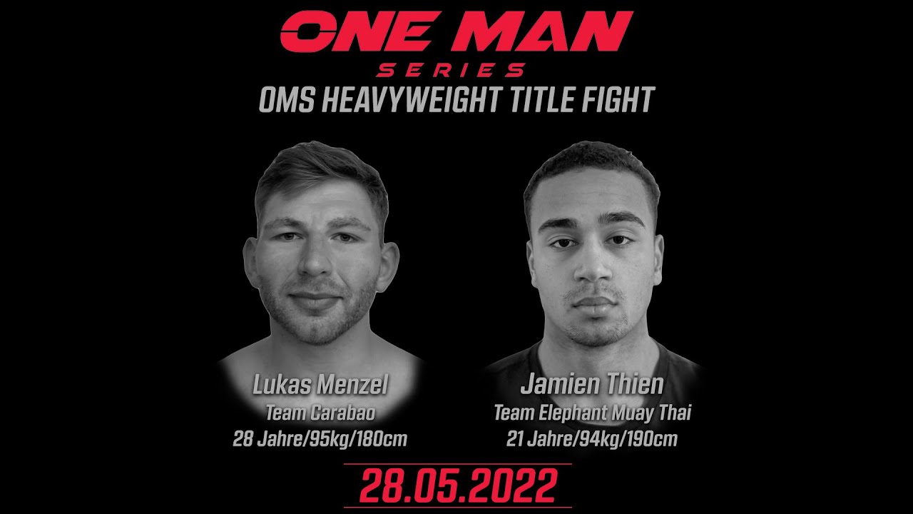 Jamien Thien vs. Lukas Menzel - ONEMANSERIES Heavyweight Titelfight in Hamburg