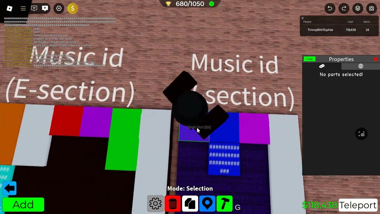 Interminable rooms id images and music id and other part 4 the end?