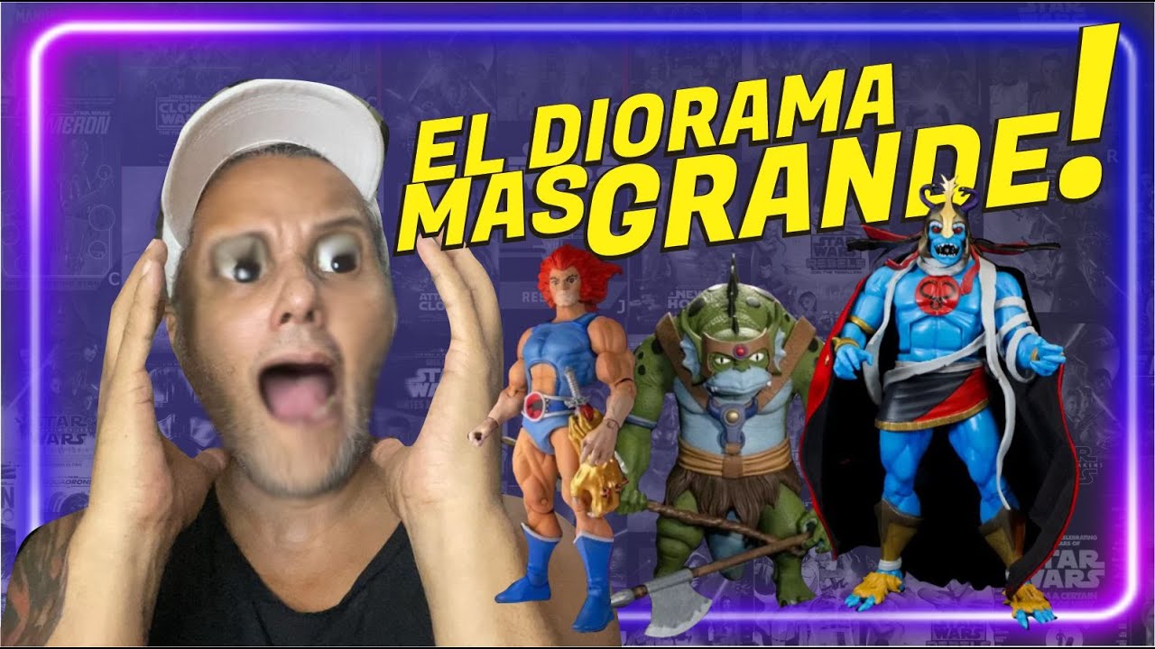 INCREIBLE DIORAMA DE THUNDERCATS