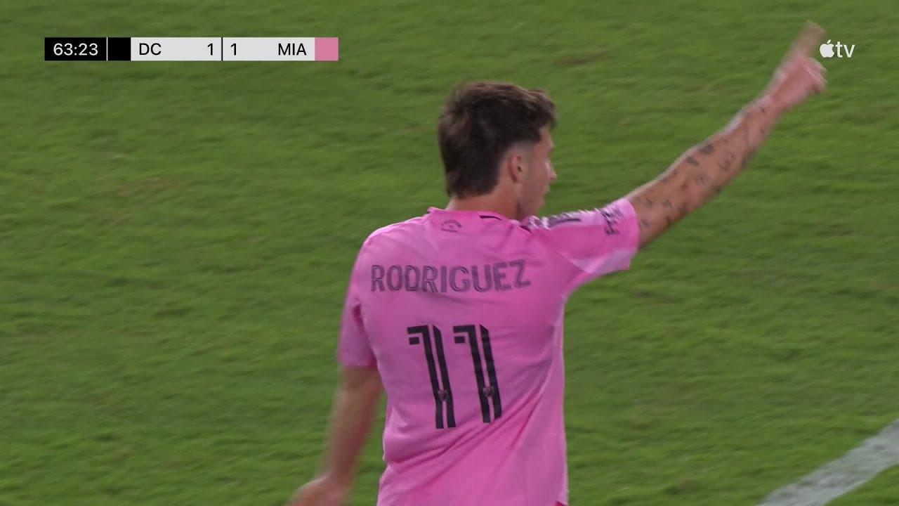 &iexcl;Qu&eacute; golazo! &iexcl;Qu&eacute; manera de definir! BOMBAZO de Baltasar Rodr&iacute;guez para el empate de Miami