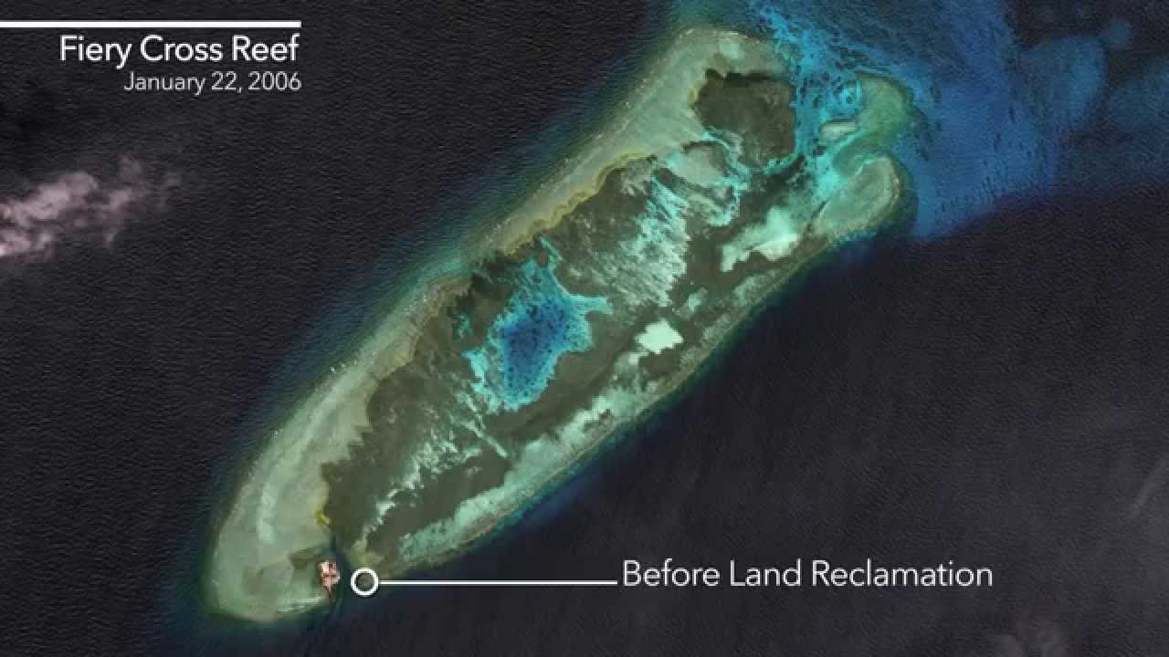 The Evolution of Fiery Cross Reef
