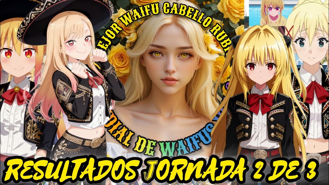 Mejor Waifu Cabello Rubio (💛 WCRu 💛)//Torneo//Jornada 2 de 3 (Resultados)
