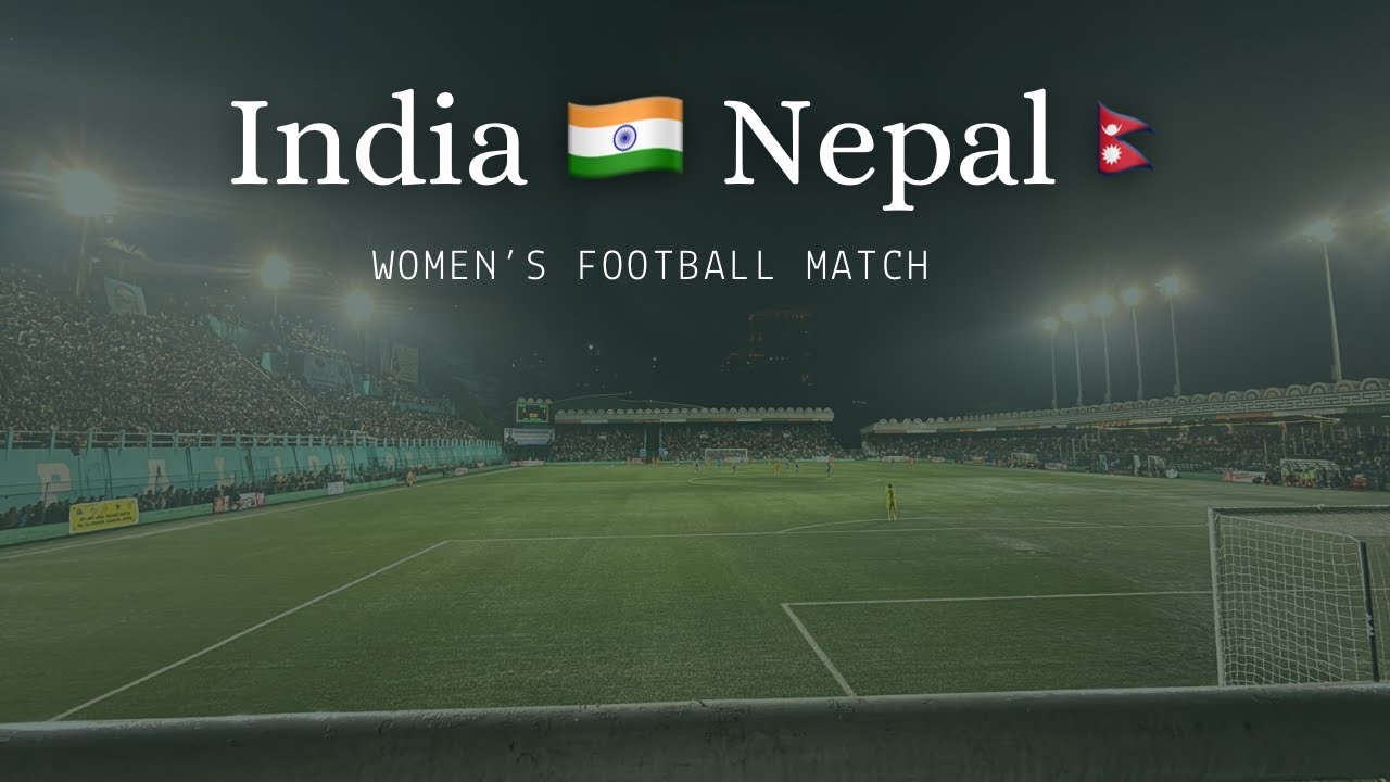 Sikkim's first international India-Nepal women's friendly football match #women #football