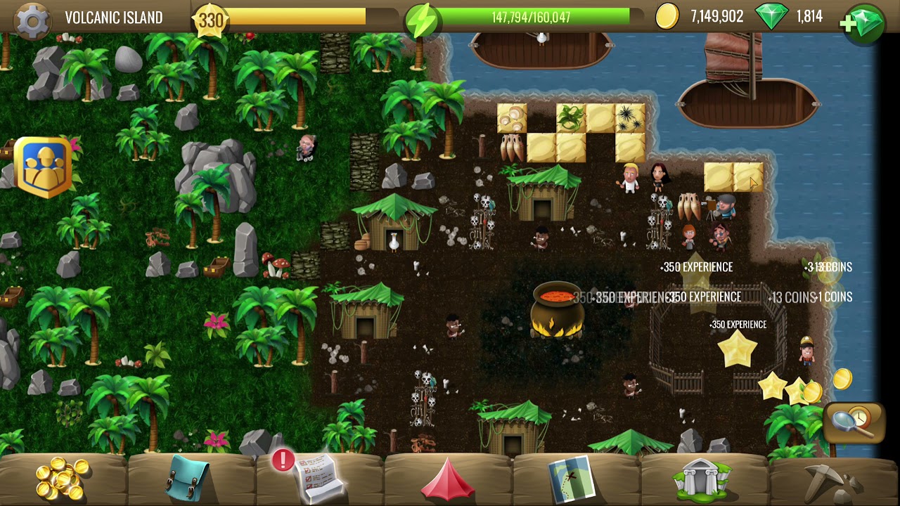 Volcanic Island | Side Story Atlantis | Diggy's Adventure