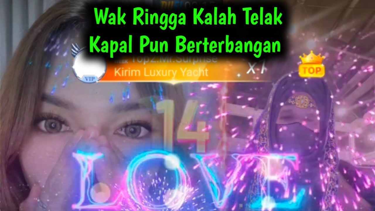 BIGO LIVE : BABBYRA Vs WAK RINGGA- 2 HOST MENTER ADUH KETANGKASAN