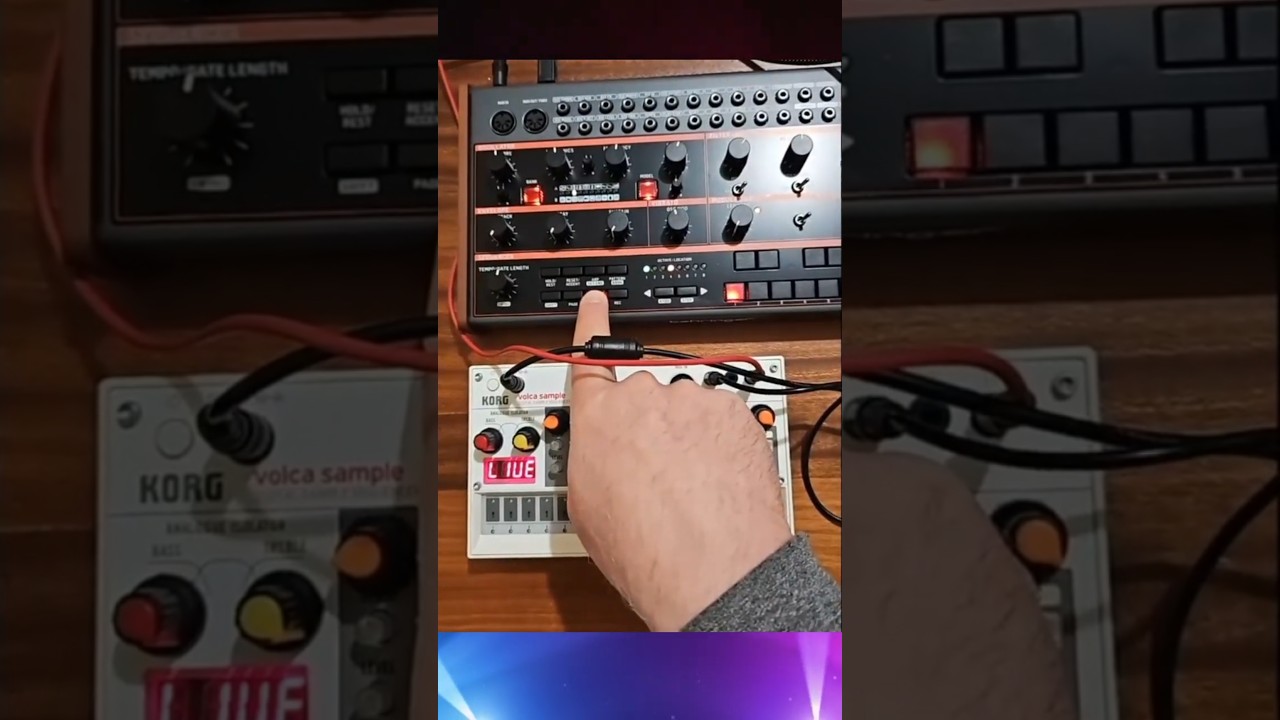 Behringer Grind and Korg Volca Sample 