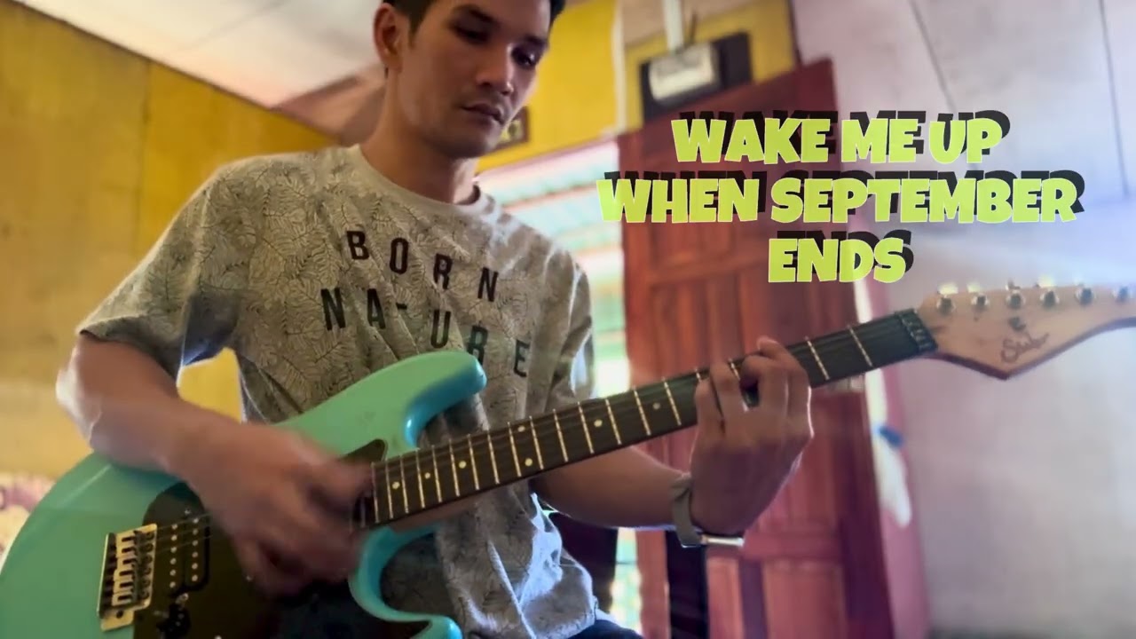 wake me up when september ends - Green Day / Guitar Solo #wakemeupwhenseptemberends  #greenday 