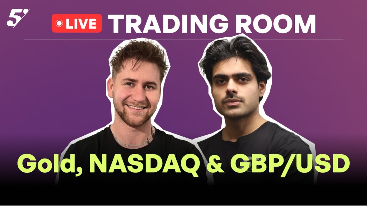 Live Trading & Analysis – Gold, NASDAQ & GBP/USD