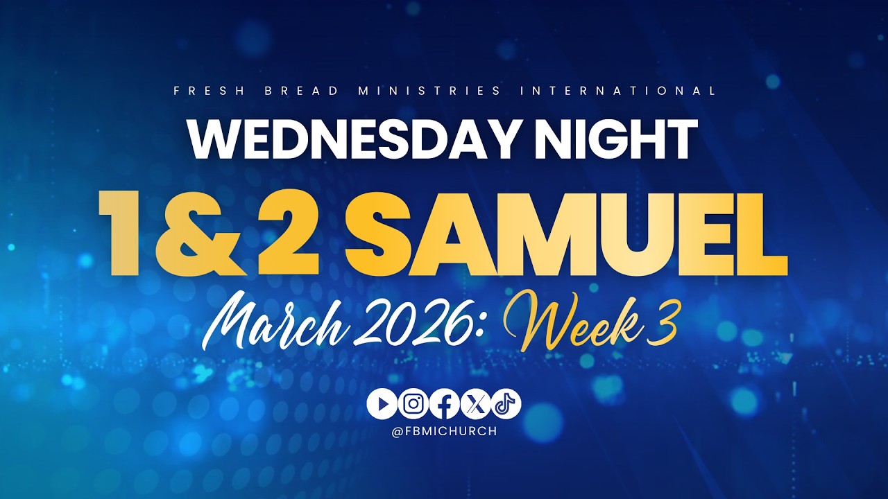 Books of 1 & 2 Samuel | Bible Study | Mar 18 | LIVE with Minister Richard Meggo
