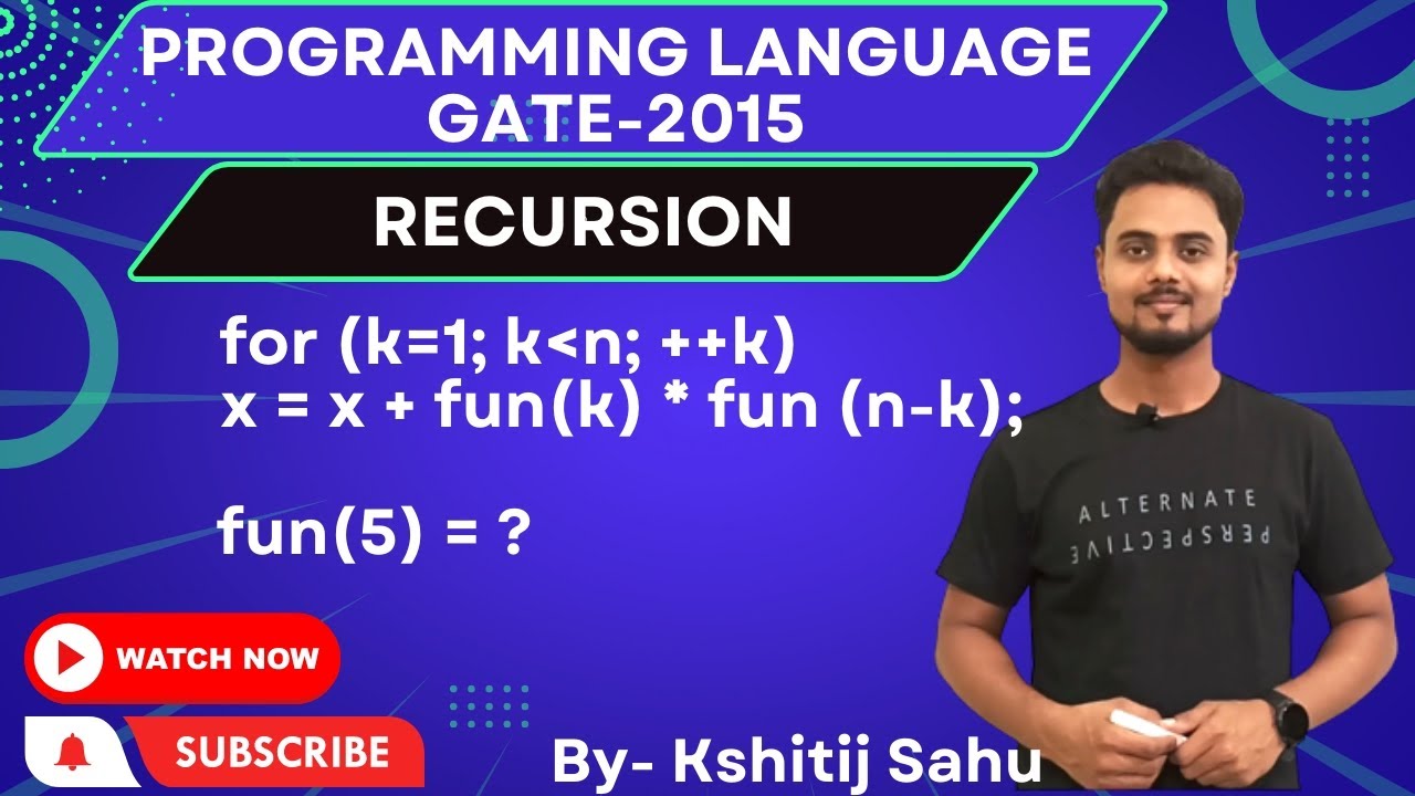 Programming Language GATE-2015 Problem Solution