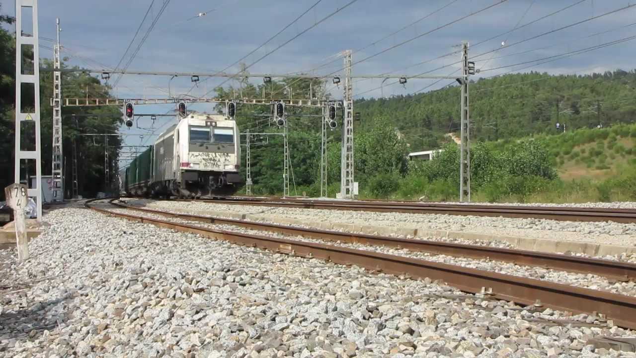 Spanien S253 Güterzug Spain Spanish RENFE Espagne Train Freight Girona
