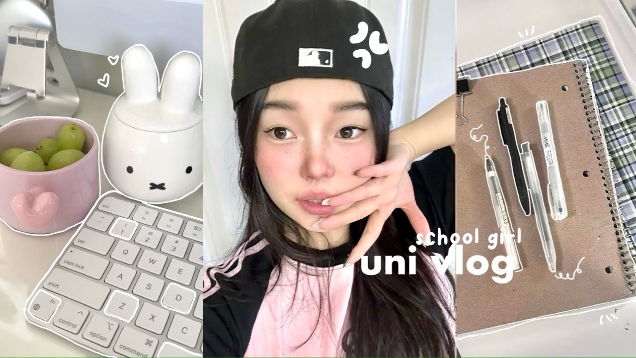 PRODUCTIVE UNI VLOG🐄: Studying on campus, phone unboxing, football game etc