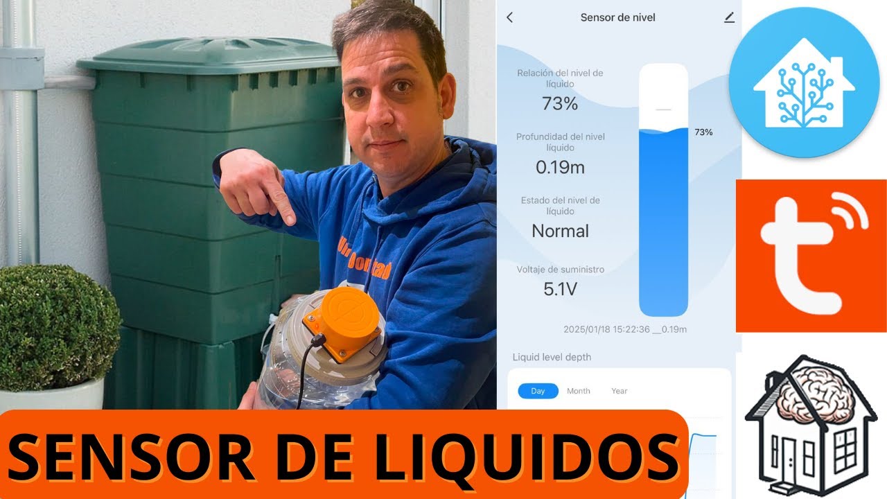 Sensor líquido en Home Assistant