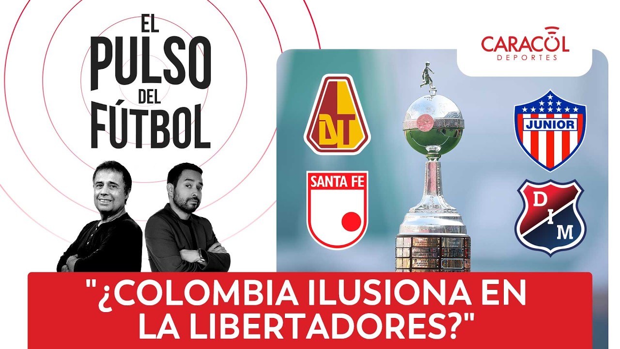 ¿Cuál club colombiano avanzará más en torneos Conmebol? El Pulso del Fútbol, 13 de marzo de 2026