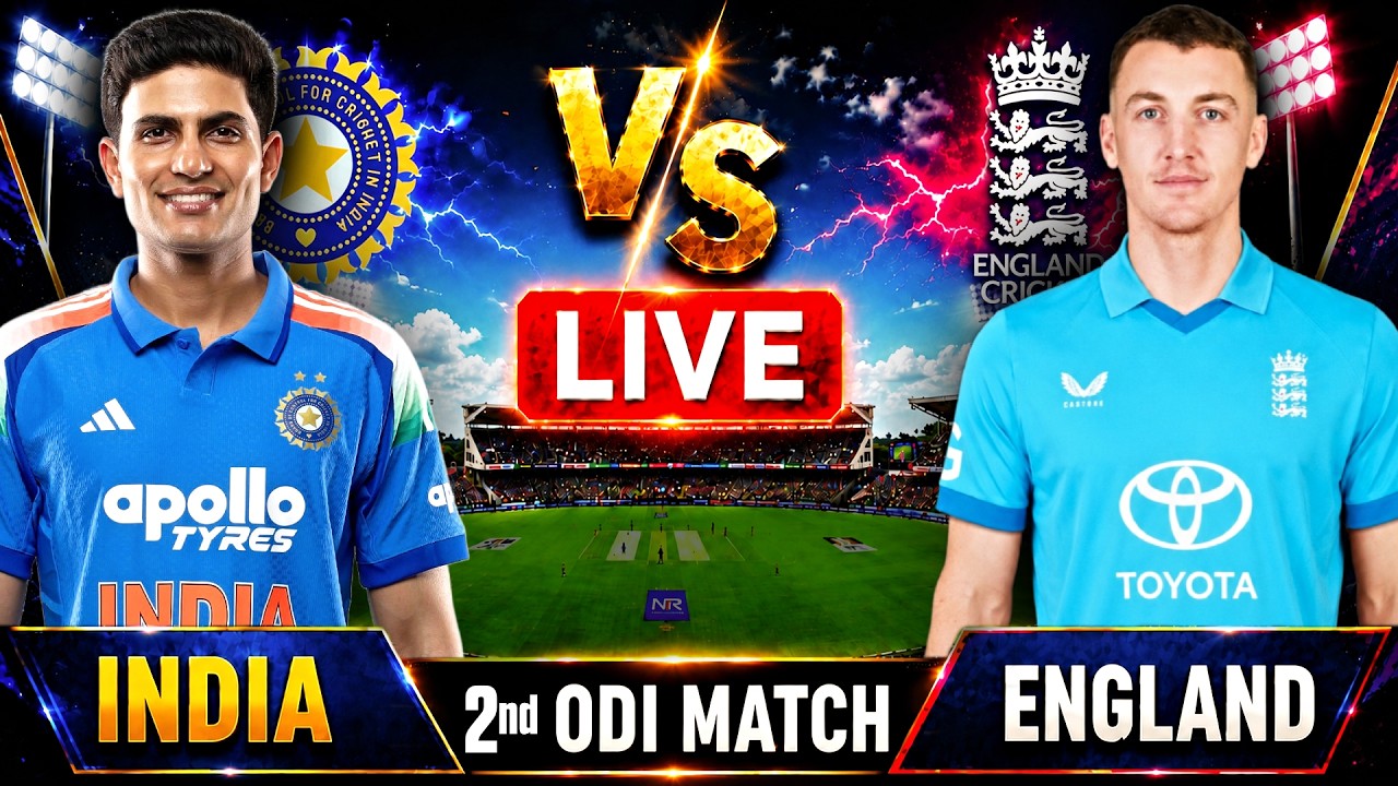 🔴 Live India vs England 2ND ODI 2026 | IND vs ENG 2ND ODI Live Cricket Match Today #livescore
