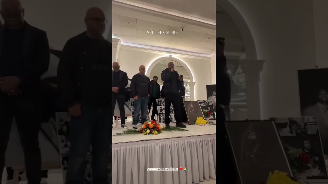 Images de la Veillée funèbre du rappeur Calbo d'Arsenik (8.01.2026)