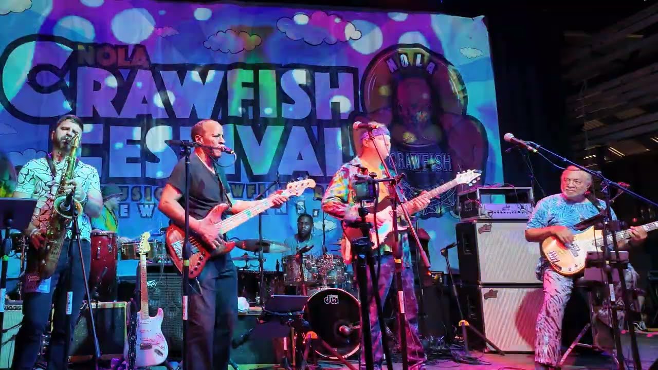 Joe Marcinek's Dead Funk Summit (ft. George Porter Jr. & Tony Hall)  4/29/25 NOLA Crawfish Fest