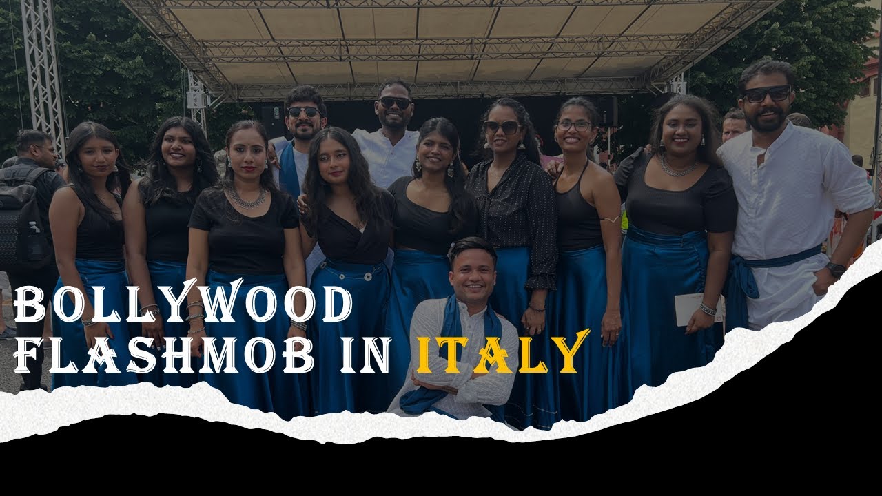 Bollywood Flashmob in Italy | Indian Dance on the Streets 🇮🇳❤️🇮🇹