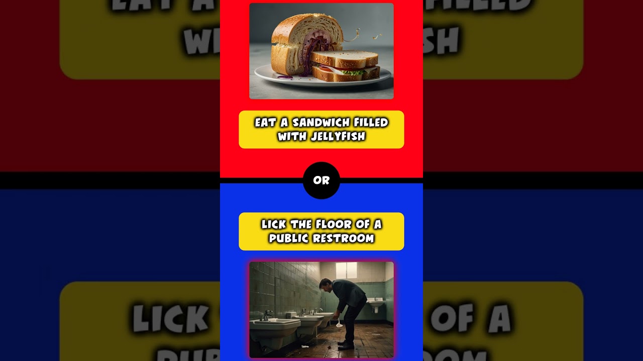 Only the brave can answer this&hellip; #WouldYouRather #MindBender #CrazyChoices #CrazyWouldYouRather #Vira