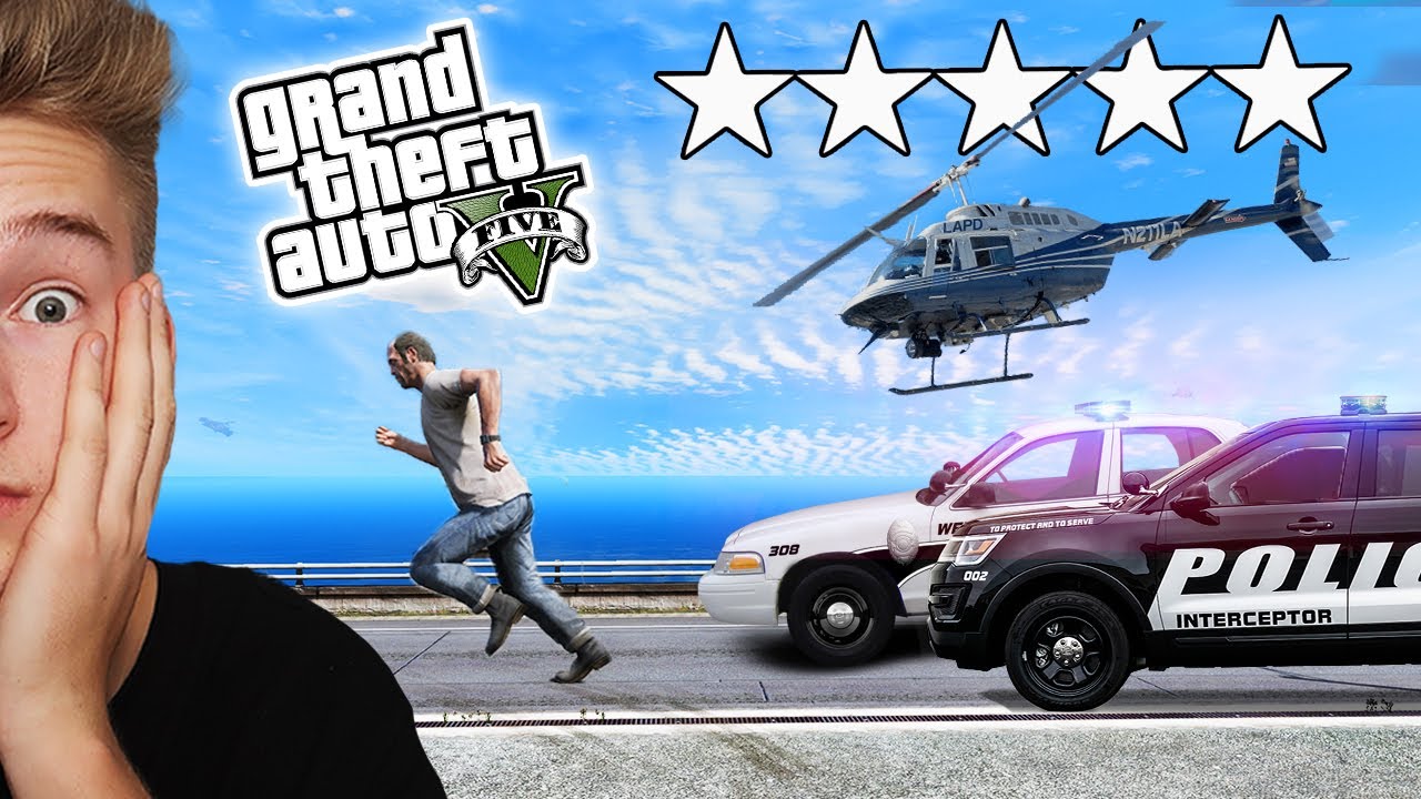 GTA V, ALE...MAM 5 GWIAZDEK POŚCIGU! #12 ⭐⭐⭐⭐⭐