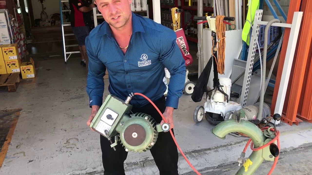 Belt sander tutorial - Lagler Hummel - transportation and splitting the machine in two.