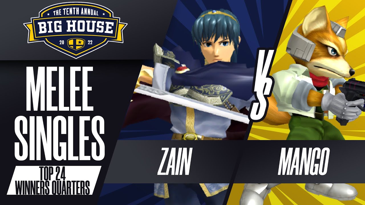 Zain vs Mang0 - Melee Singles Top 24: Winners Quarters - The Big House 10 | Marth vs Fox
