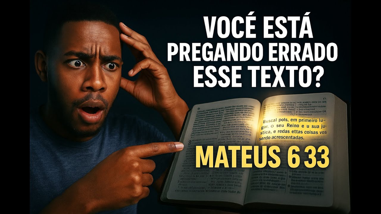 O REINO DE DEUS É PRIORIDADE | Aprenda Pregar Mateus 6:33 de Forma Prática!