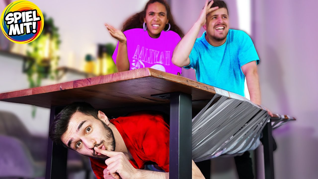 ICH BIN BEI HIDE & SEEK MIT PANZERTAPE FESTGEKLEBT!