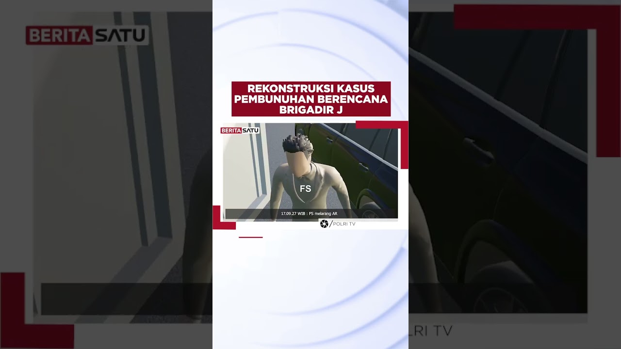 Rekonstruksi Kasus Pembunuhan Berencana Brigadir J