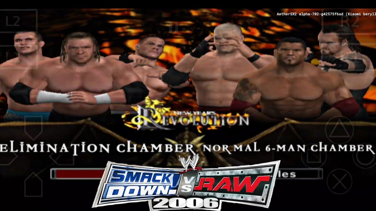 WWE SVR 2006 Elimination Chamber | SmackDown vs Raw 2006 | PlayStation 2