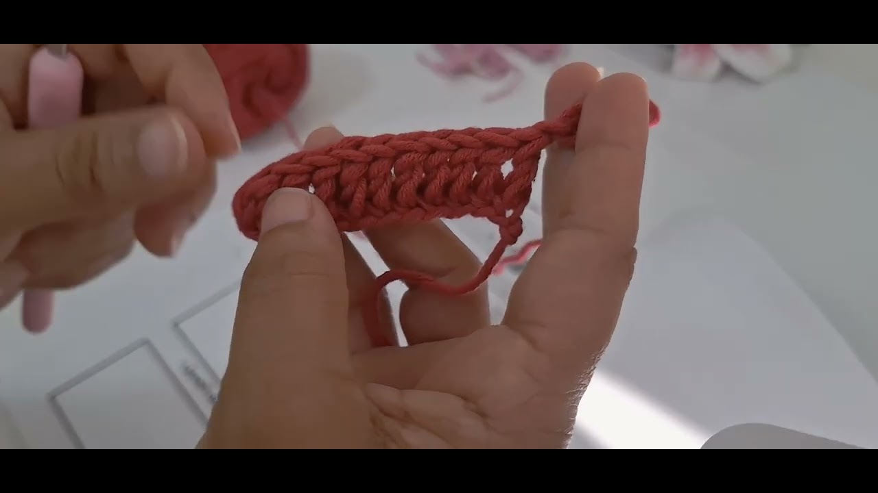 الدرس٦: غرزة العمود والفرق بين الغرز وملاحظات وتكنيكات مهمه لكل مبتدئه#crochet #تعليم#دروس#كروشيه