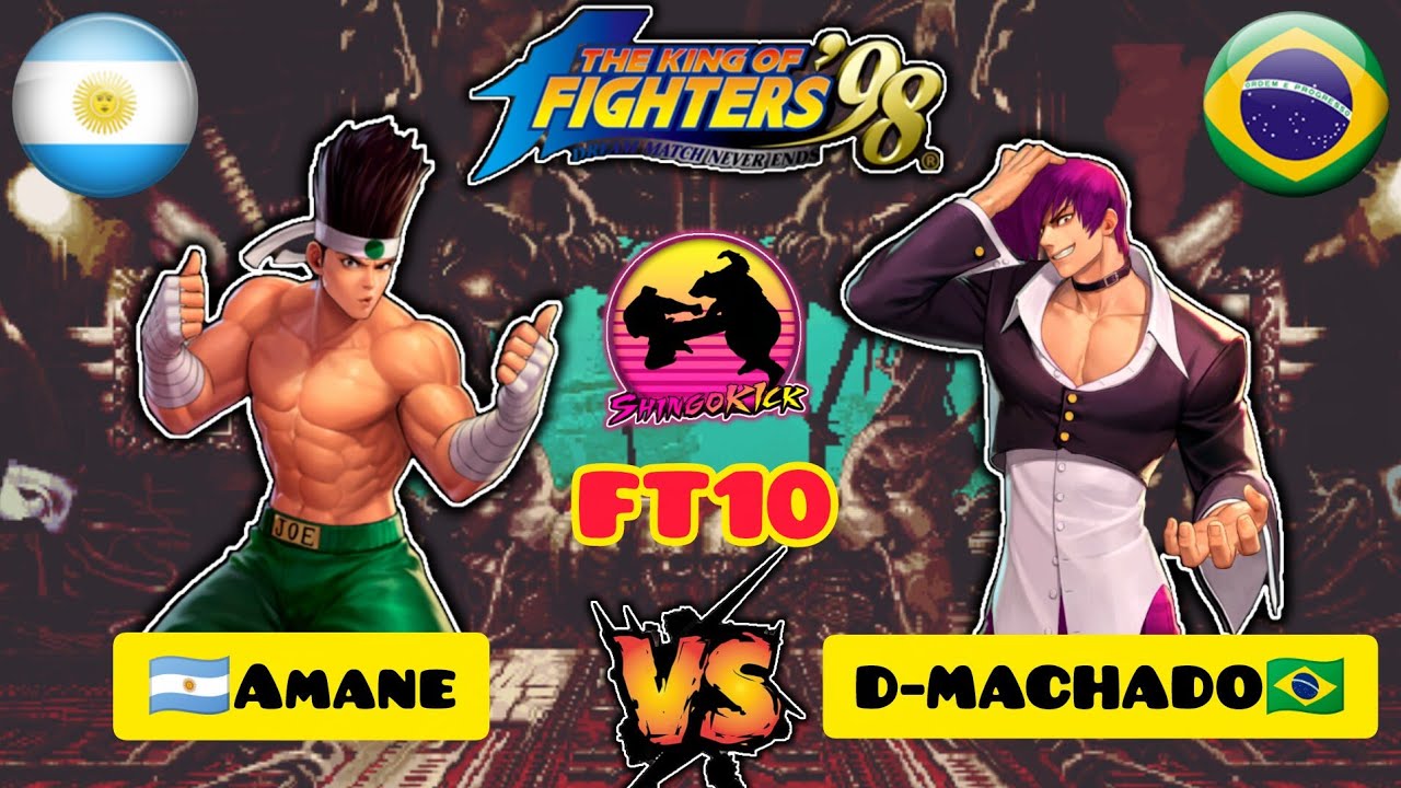 🔥Desafío Satánico🔥🇦🇷Amane🇦🇷🆚🇧🇷D-Machado🇧🇷 FT10 #kof98 