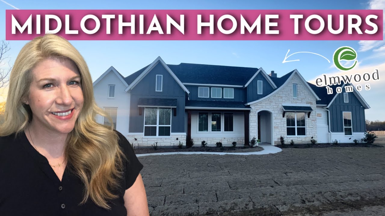 WALK THROUGH TOUR Elmwood Homes in Midlothian, Texas | Brand New Homes for Sale $600k+