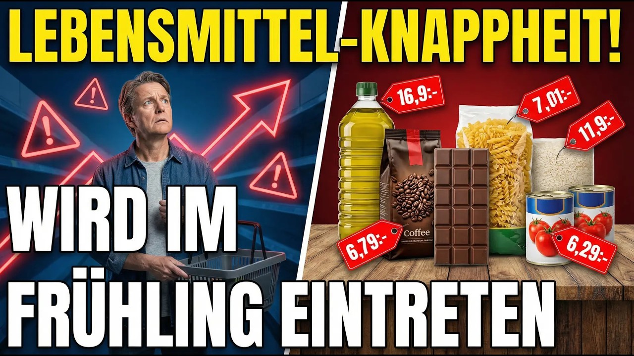10 Lebensmittel werden KNAPP - Kaufe sie JETZT bevor der Preis explodiert!