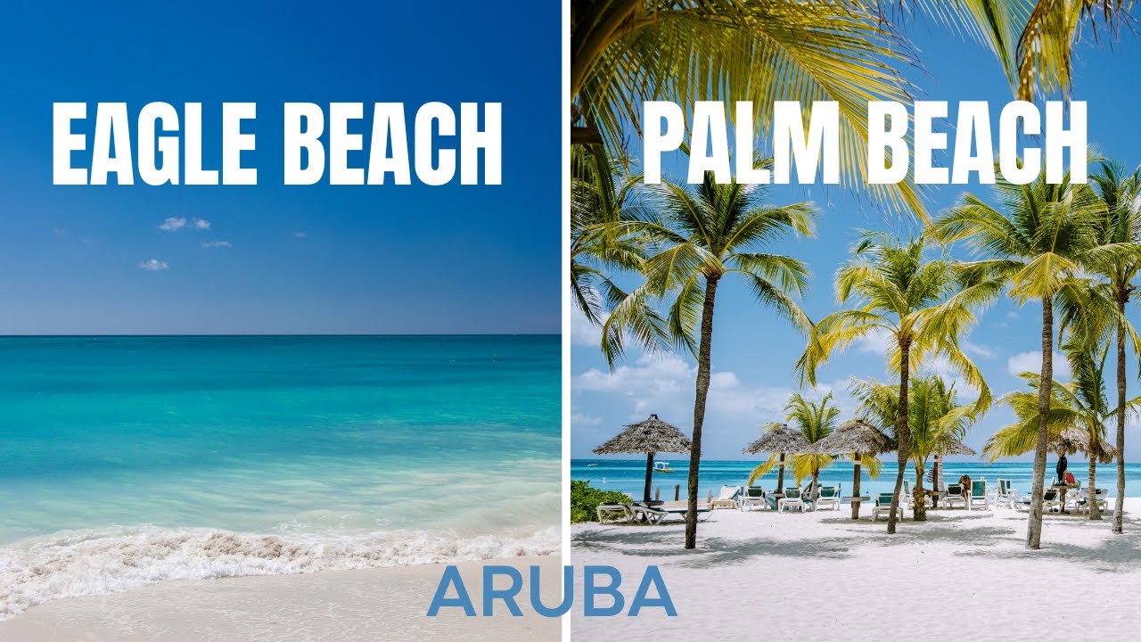 ARUBA Eagle Beach vs. Palm Beach 🇦🇼 (Where to stay in Aruba)