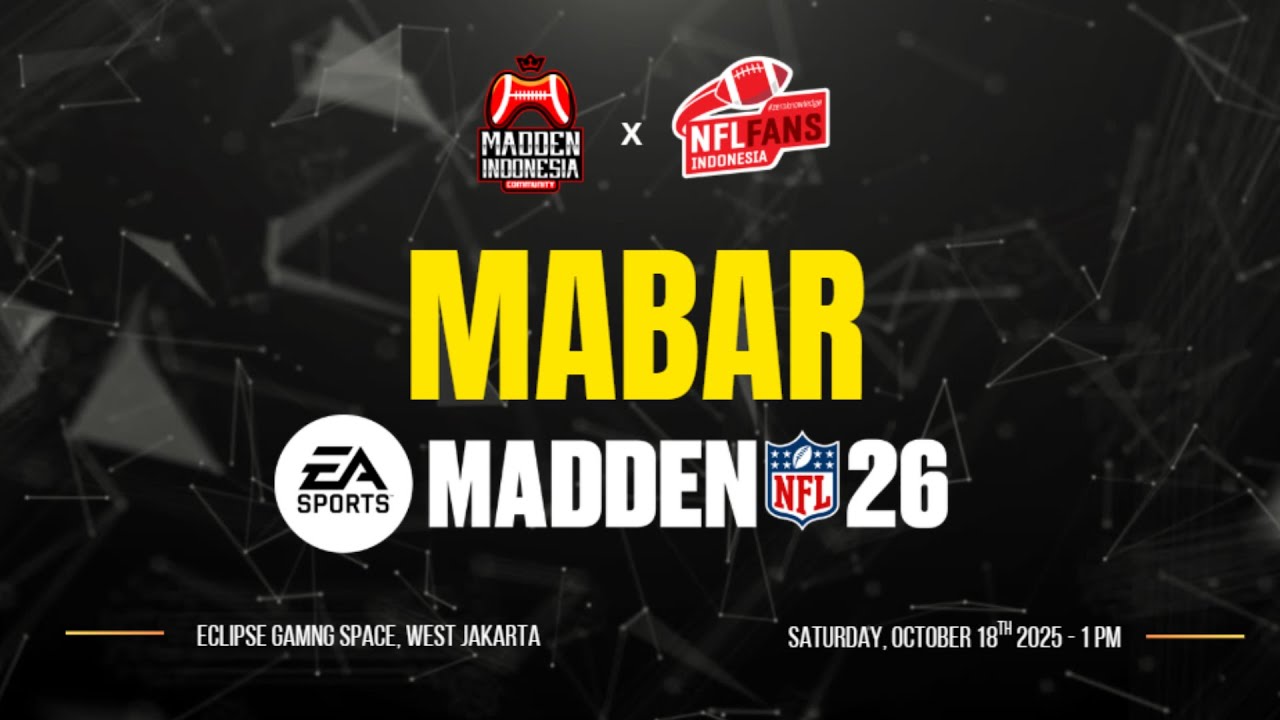 LIVE STREAMING MABAR MADDEN NFL 26