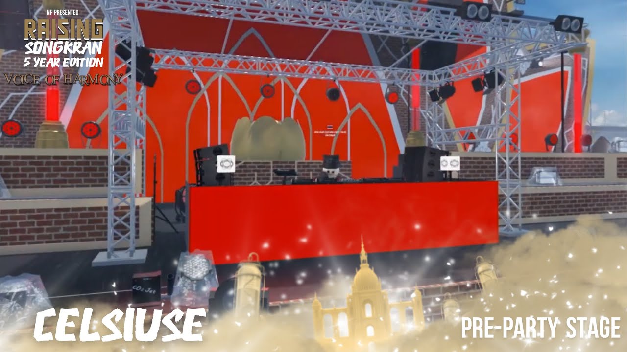 CELSIUSE Live at : RaisingSongkran 2025 pre-party stage