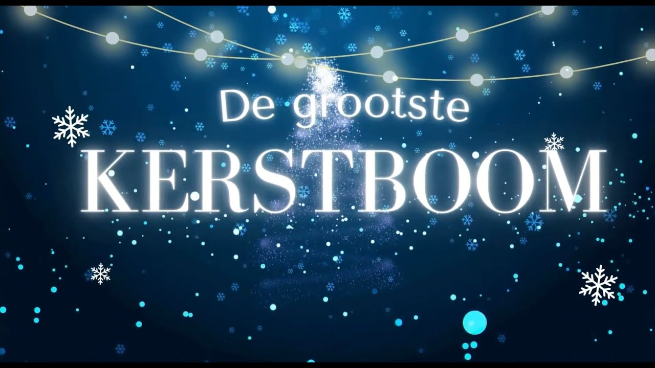 De ontsteking van De grootste kerstboom