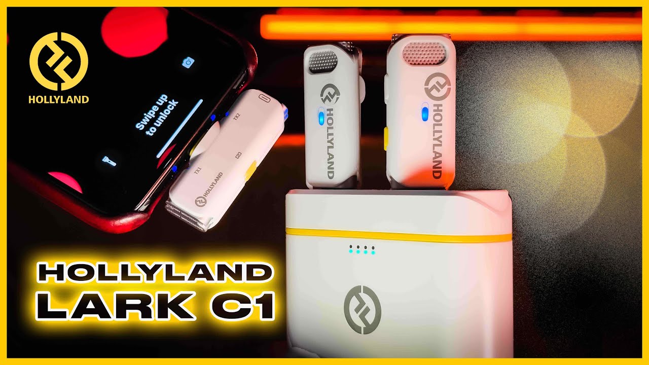 Hollyland Lark C1 Wireless Microphone for iPhone and Android Smartphones