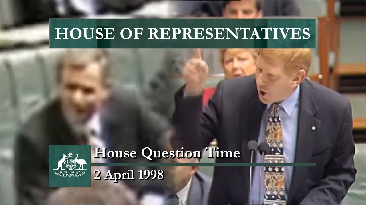 House Question Time - 2 April 1998 (Simon Crean and Martin Ferguson named and suspended)