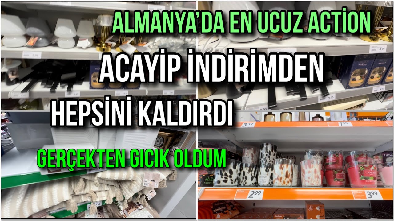 Action turu Almanya’da en ucuz olan yer hepsini aldı gerçekten gıcık oldum hep beraber gezelim