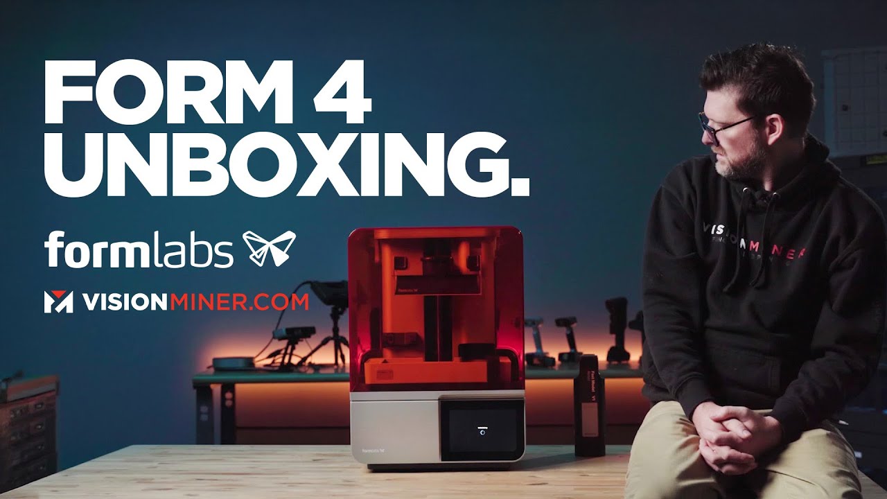 Formlabs Form 4 Unboxing – What’s Inside & First Print Test!