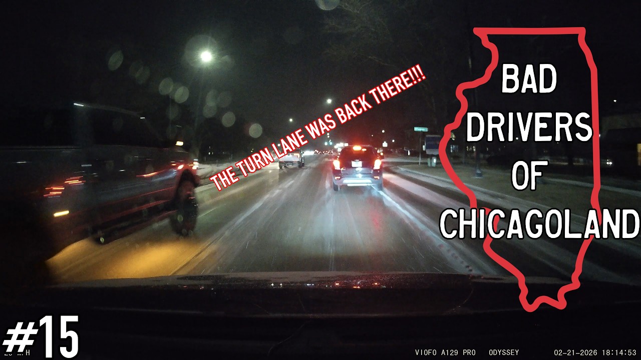 THE TURN LANE WAS BACK THERE!!! | Bad Drivers Of Chicagoland | Episode 15