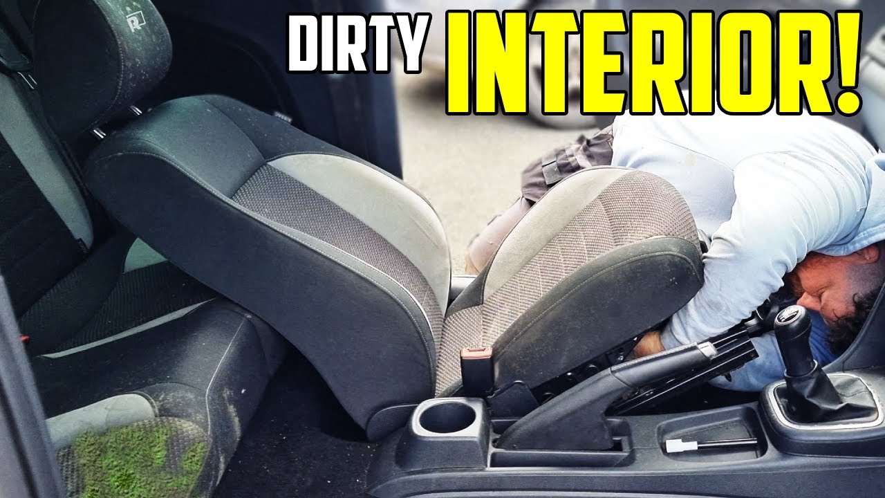 Dirty Mouldy Interior Deep Clean Transformation! Neglected VW Polo