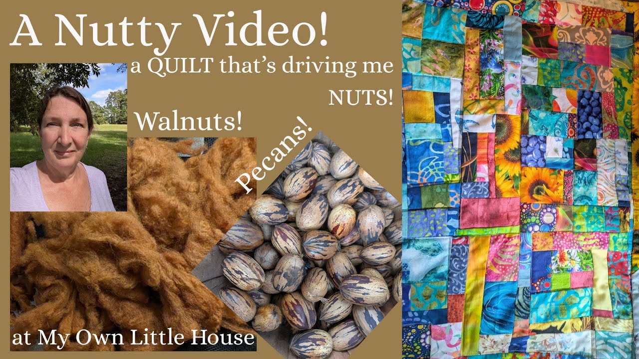 БЕЗУМНОЕ видео! Грецкие орехи, пекан и одеяло, которое сводит меня с ума!