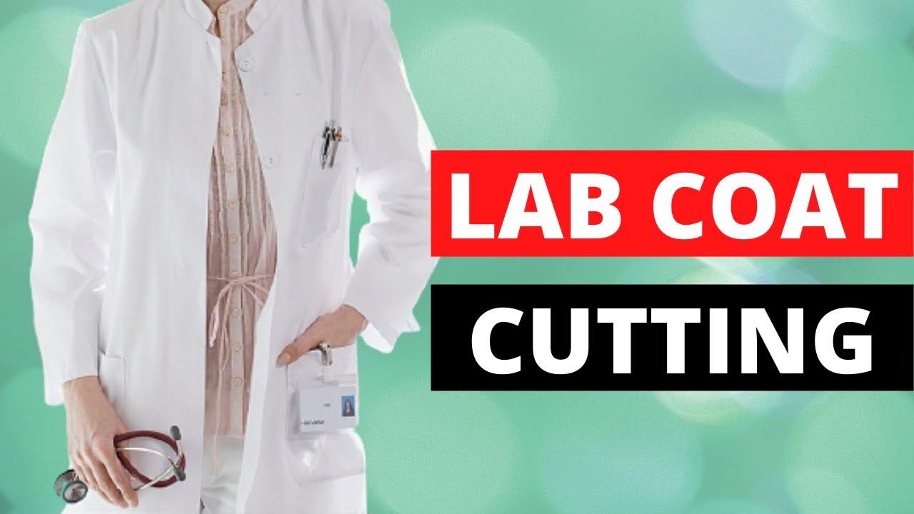 HOW TO MAKE A LAB COAT | Cutting | Doctor's lab coat | Doctor's apron | Medical apron | CuteLuks