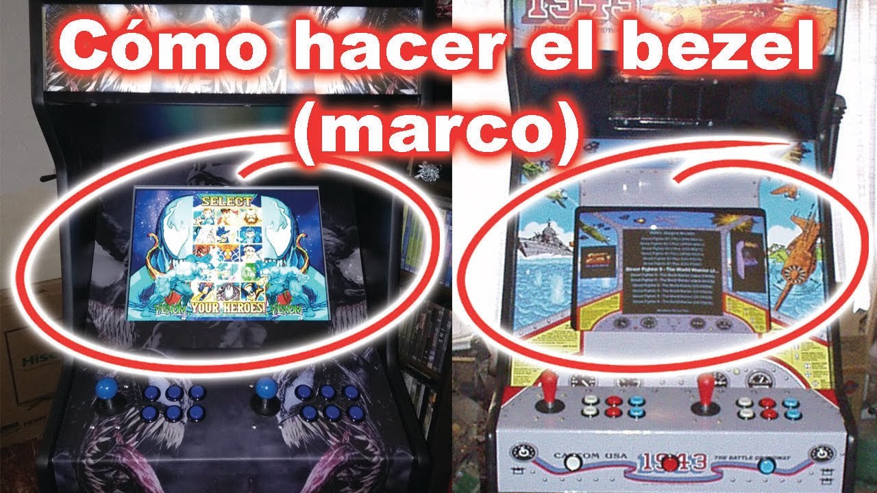 Como hacer y cortar el bezel / marco de tu Arcade / Multijuegos / Recreativa