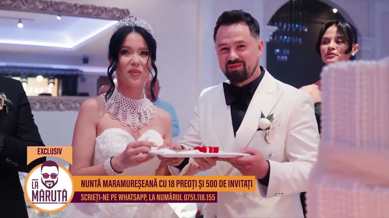 Nuntă maramureșeană cu 18 preoți și 500 de invitați